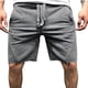 thumbnail image 2 of Puntoco Moda Europea Y Americana Para Hombres, Pantalones Cortos Transpirables Para Niños, Estilo Suelto, Superventas, Nuevo Gris Oscuro Xl,Pantalones Cortos Hombre, 2 of 5