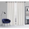 thumbnail image 3 of Safdie & Co. Curtain 2PK 84L Total Blackout Off White, 3 of 3