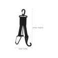 thumbnail image 2 of Raindrops 2Pcs Black Baseball Accessory Hanger with Glove Clips and Adjustable Bat Holder for Training, 2 of 6