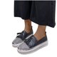 thumbnail image 4 of Amzcrzy Zapatos de mujer,Zapatos de mujer,Zapatillas de mujer, Zapatos de suela plana con diamantes de imitación para mujer, zapatos casuales de un solo pie. Sandalias Mujer Zapatillas De Casa, 4 of 5