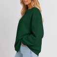 thumbnail image 4 of Sweatshirt for Women Oversized Crewneck Long Sleeve Pullover Fleece Top 2025 Fall Winter Fashion Outfits Clothes,Size S-2XL, 4 of 6