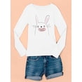 thumbnail image 3 of Happy Bunny W Braces Long Sleeve Toddler -Image by Shutterstock,  2 Toddler, 3 of 4