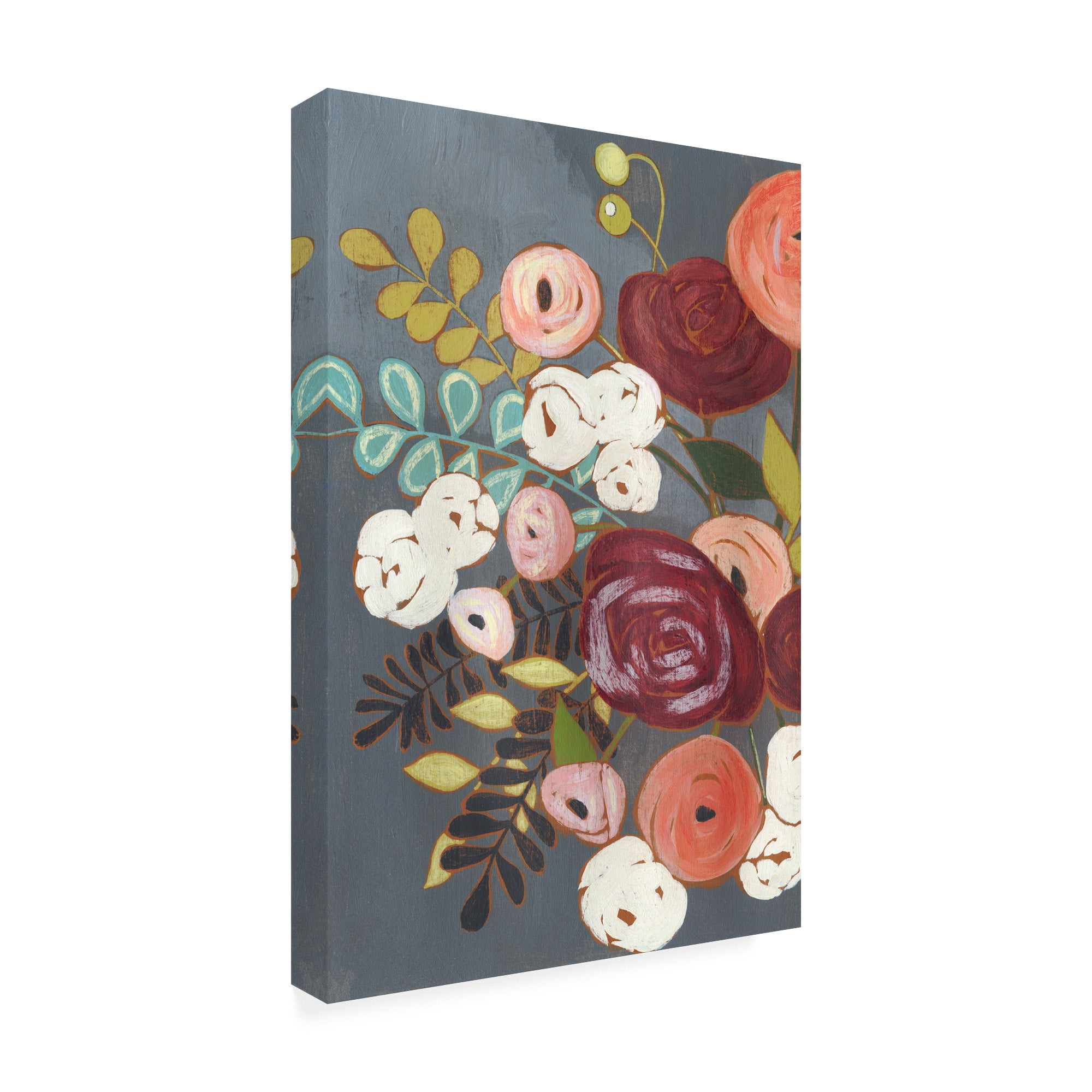 Trademark Fine Art 'Wistful Bouquet II' Canvas Art by Grace Popp