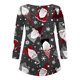 thumbnail image 5 of Pntutb Mujer Invierno Sexy Cuello Redondo Manga Larga Impreso tops Navidad Impreso Regular Blusa Pntutb Pntutb-685, 5 of 5