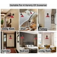 thumbnail image 6 of FSLiving USB Charging Dimmable Cordless Remote Control Battery LED Wall Lamp Fixture Low-Voltage 5V LED Modern Design Macaroon Red Wall Sconce for Laundry Dorm Bedroom - 1 Pack, 6 of 7