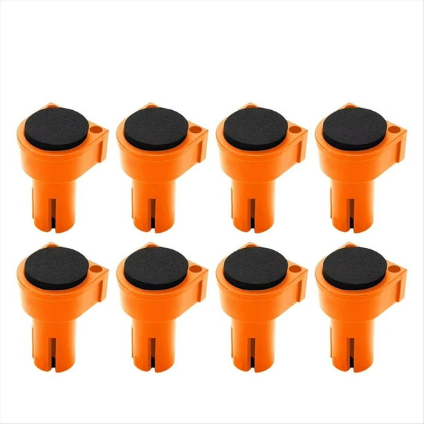 8 Topes de Freno para Clavijas de Banco de Trabajo, Abrazadera de 19 mm, Bloque de Límite para Mesa de Carpintería, Herramientas de Taller para Banco de Trabajo.