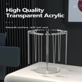 thumbnail image 4 of Necklace Organizer, Acrylic Necklace Holder, Clear 360 Degree Rotation Jewel Storage Holder, Necklace Display Stand for Living Rooms Bathrooms Offices, 4 of 8