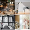 thumbnail image 6 of Clip Light Reading Lights 48 LED Clamp-on Desk Lamp with 3 Color Modes and 10 Brightness Dimmable, 360 ° Flexible Gooseneck Book Clamp Light for Video Conference Lighting Headboard, 6 of 7