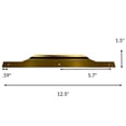 thumbnail image 6 of Set of 10 Modern Aluminum Thin Metal Gold Pull Handles, 6 of 7