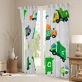 thumbnail image 3 of Manfei Trash Can Black Out Curtains,Environmental Theme Curtains Pack of 2 (42x63 Each),Green Gray Bedroom Curtains For Boys Kids,Super Cozy Room Decor, 3 of 6