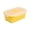 Yellow-350ml, variant on Collapsible Silicone Food Container, Airtight Storage Box, Food Grade Lunch Case, Heat Resistant Portable Vessel, Reusable Sealed Container for Meal Prep, Travel and Freezer Use, Single Piece