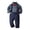 Navy, variant on LvhaoGJOB Toddler Boys 2-Piece Outfit Set, Black - plaid suspender shorts, matching bow tie