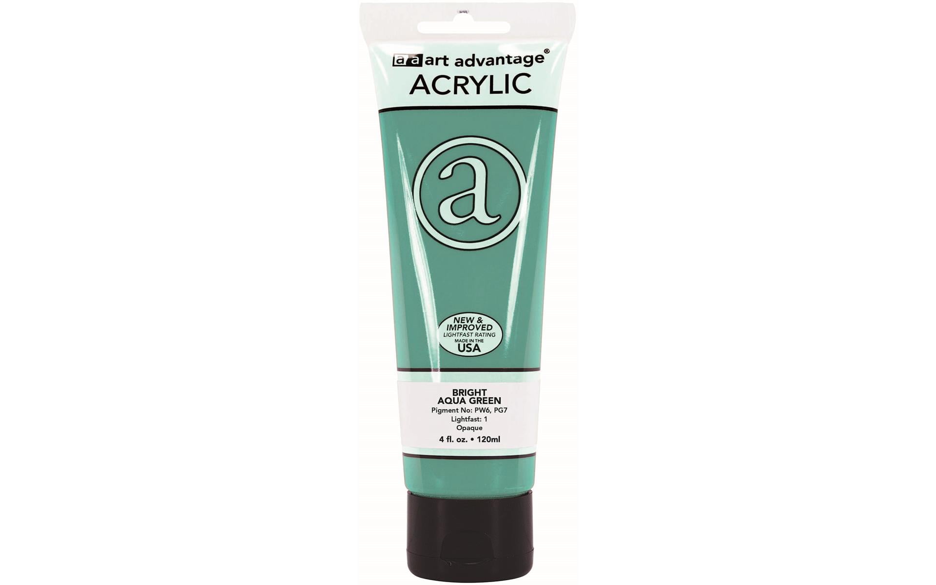 Art Advantage Acrylic Paint 4oz Bright Aqua Green