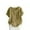 Khaki, variant on Uaswgudfs Women's Trend Y2k Short Sleeve Button-Up Shirt with Floral Embroidery - Breathable Linen Blend Casual Summer Blouse