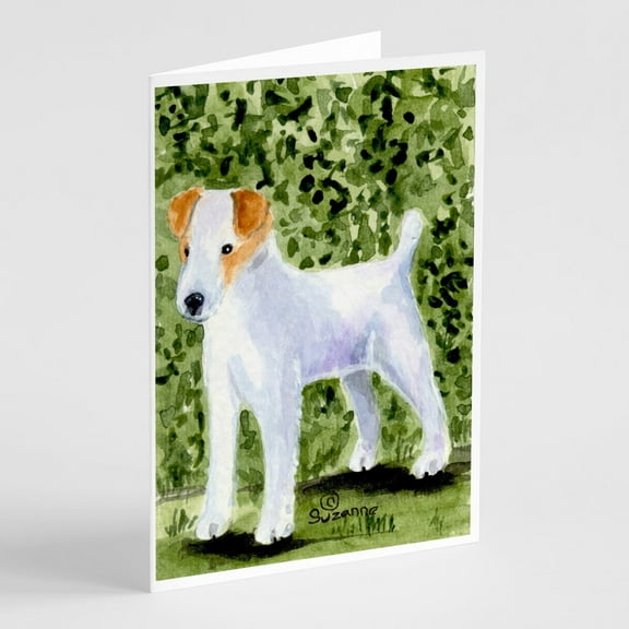 Jack Russell Terrier Greeting Cards and Envelopes Pack of 8