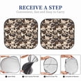 thumbnail image 5 of Saiise Pug for Foldable Car Sun Shades (2-Pack) Offer Sun Protection with an Easy-fold Design for Convenient Windshield Shading-Small, 5 of 5
