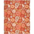 thumbnail image 2 of Country & Floral Rug - Blossom Wool Pile -Red/Multi-Color:Red/Multi,Design:Country & Floral,Shape:Rectangle,Size:8'LX5'W, 2 of 2