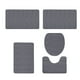 thumbnail image 2 of Juego de 5 Alfombrillas de Baño de Espuma | Alfombras de Baño Ultrasuaves y Antideslizantes | Lavables a Máquina, de Secado Rápido, Absorbentes de Agua | 40,6 X 60,9 Cm, 40,6 X 50,8 Cm, 38,1 X 43,2 C, 2 of 7