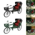 thumbnail image 3 of 2 Piezas 1/12 Escala Modelos Decoración Tres Ruedas Rickshaw Juguete, 3 of 4
