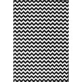 thumbnail image 2 of nuLOOM Heidi Chevron Accent Rug, 2' 8" x 4' 11", Black, 2 of 2