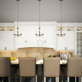 thumbnail image 4 of Livex Lighting Williamsburgh Convertible Ceiling Mount in Brushed Nickel, 4 of 15
