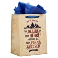 thumbnail image 3 of Women's Portrait Gift Bag Set w/Card: Desires of Your Heart - Psalms 20:4, Large, 3 of 3