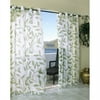 Commonwealth Escape Leaf 96" Grommet Curtain Panel in Green