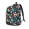 thumbnail image 1 of Vsdgher Rottweiler Print Canvas Backpack Travel Rucksack Unisex Knapsack 15.7/17.7Inch Laptop Backpack for Work,College-Small, 1 of 5