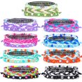 thumbnail image 3 of 3Pcs Bohemia Style Handmade Braid Bangles Bracelets Wrap Jewelry Beautiful Charm Bracelets (Blue), 3 of 8