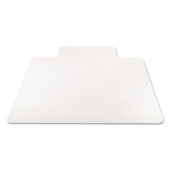 Deflecto SuperMat Frequent Use Chair Mat, Med Pile Carpet, Flat, 36 x 48, Lipped, Clear