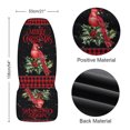 thumbnail image 4 of Cardinal Merry Christmas Seat Covers Cars, ​Car Truck SUV 2 Piec, 4 of 5