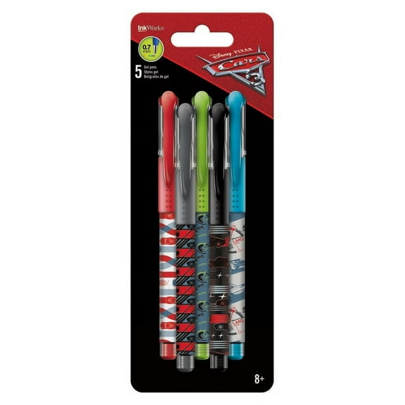 Gel Pens 5pk - Disney Cars 3 iw1780