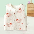 thumbnail image 1 of Baby Girl Clothes Warm Sleeveless Top For 0 To 2 Year Old, Fall And Winter Inner Quilted Sleeveless Top, Three-layer Warm Sleeveless Top Baby Girl Clothes on Clearance, 1 of 7