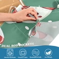 thumbnail image 5 of Yayeee Kitchen Curtains Tier Set of 2 Light Filtering 57"x36" Over Sink Window Panels, Christmas Gingerbread, 5 of 7
