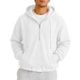 thumbnail image 3 of Gyexs Mens Hoodies Long Sleeve Casual Loose Fit Pullover Hooded Warm Sweatshirts Fall Fashion, 3 of 6