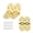 Gold, variant on Ancient Bronze 180 Degree Folding Table Hinges Furniture Zinc Alloy Flip Hinges 3.1"x1.16" Pack of 4 with Mounting Screws