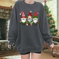 thumbnail image 2 of Towmus Christmas Sweaters for Women Funny Festive Womens Christmas Old Men Sweaters Loose Fit Cute Winter Long Sleeve Tops Casual Pullover Shirts, 2 of 6