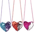 thumbnail image 2 of Bolsos cruzados para niñas Reversible Love Heart Shining Sequins Monedero Bolsos cruzados para niñas Sling Card Holder ANGGREK Otros, 2 of 8