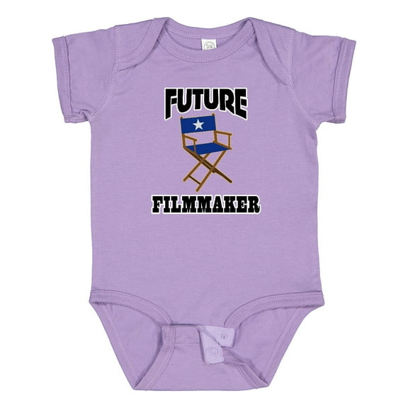 Inktastic Future Filmmaker Director Chair Boys or Girls Baby Bodysuit
