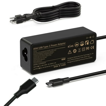 45W Type-C Chromebook Charger Replacement HP Chromebook x360 14, 14A, G5, 11, 11A, G6, G7, USB C Computer Charger for Lenovo Chromebook ThinkPad Adapter Power Supply Cord