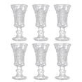 thumbnail image 1 of Round Shot Glasses, Lead Free Glass, Clear Shot Glass with Heavy Base, 1 of 5