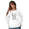 thumbnail image 5 of Forever Trendy Optimistic Cool Women Crewneck Sweatshirt Brisco Brands S, 5 of 5