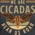 thumbnail image 3 of CafePress - Cicadas We Are Cicadas Hear Us Roar Flying Insects - Men's Long Sleeve Charcoal Pajama Set, 3 of 7
