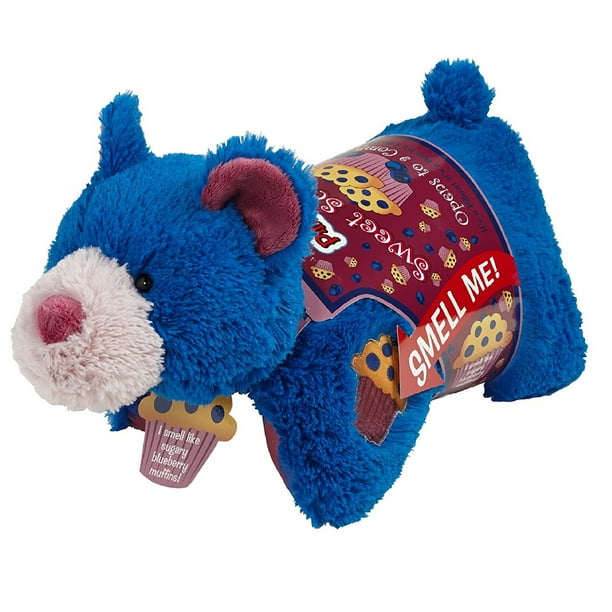 Sweet Scented Pets Blueberry Muffin Bear Blueberry Muffin Scented Stuffed Aniaml Plush Toy Adorably Delicious The Pillow Pets Sweet Scented Pets Blueberry Muffin By Pillow Pets Walmart Com Walmart Com