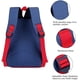 thumbnail image 4 of Mochila para niños, mochila escolar ligera para niños, bolsa de escuela primaria, gran capacidad, bolsa de viaje para libros de guardería preescolar (Rojo), 4 of 5