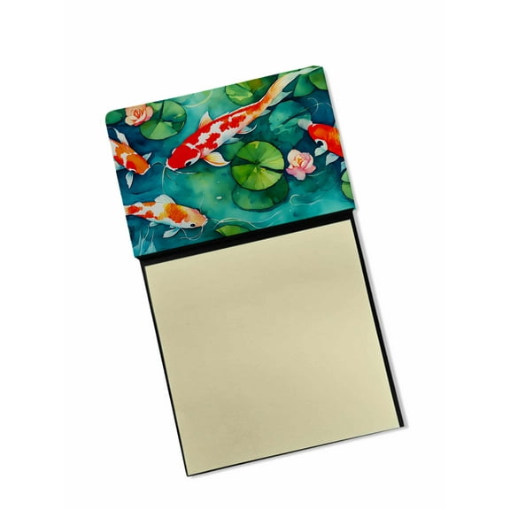Koi Fish Sticky Note Holder 3.25 in x 5.25 in