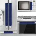 thumbnail image 1 of Ziyoot 5Pcs Refrigerator Door Handle Cover Washable Kitchen Appliance Decor Handles Fridge Oven Microwave Dishwasher Antiskid Protector, Keep Off Fingerprints Food Stains (Navy Blue), 1 of 8