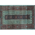 thumbnail image 1 of Ahgly Company Indoor Rectangle Persian Light Blue Traditional Area Rugs, 5' x 7', 1 of 4
