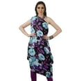 thumbnail image 2 of Moomaya Robe Kurti Sans Manches à une Épaule Imprimée pour Femmes, Vêtement de Créateur Boho pour Fête, 2 of 7