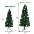 thumbnail image 5 of 6ft Pre-Lit Fiber Optic Christmas Tree - 230 Branches Xmas Tree, Multi-Color Lights, Easy Assembly, Indoor Holiday Decorations, 5 of 6